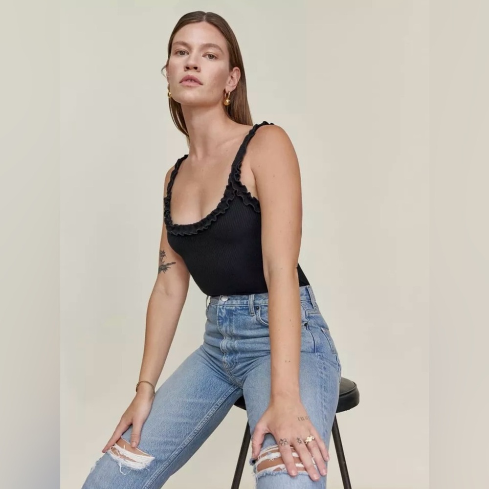 Reformation Black Top, sz XS